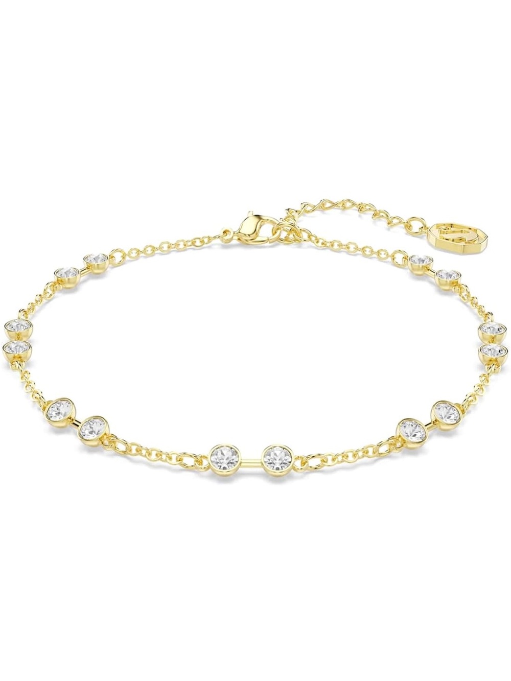 New Swarovski Gold Crystal Station Bracelet Remix Collection